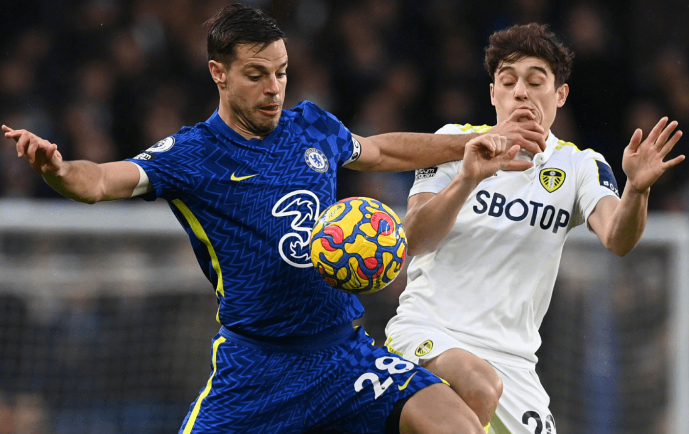 切尔西主场战平利兹联，保持不败记录